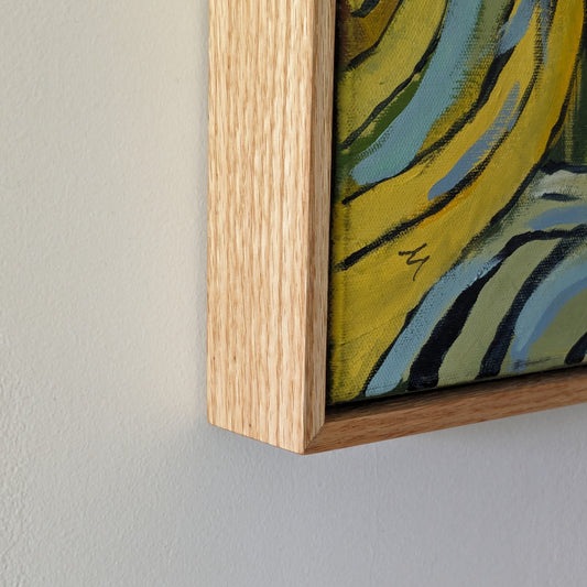 Oak Wood Floater Frame for 1-1/2" canvas